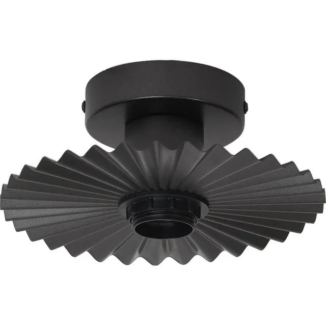 LEDVANCE Decor Plissee Ceiling E27 Donkergrijs