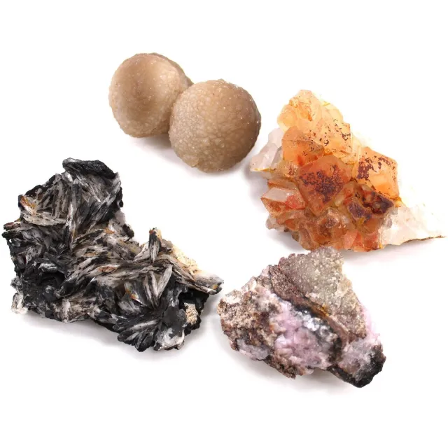 AW Gifts Minerale Exemplaren - Gemengde stukken (ongeveer 24 stuks) multicolor