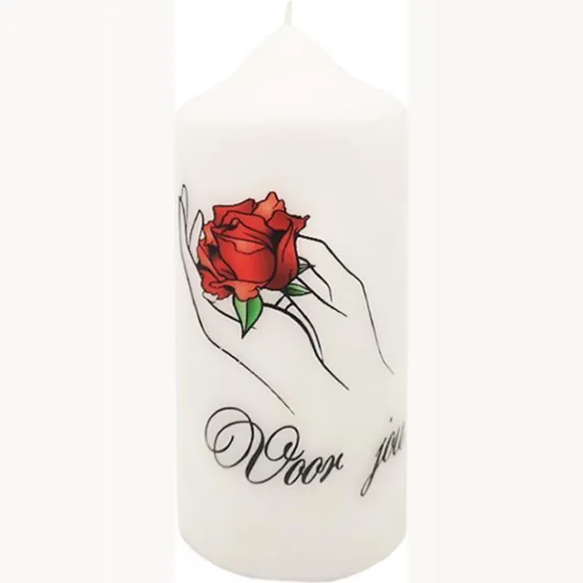 Van Licht Kaars Liefde Voor Jou, Liefde Cadeau wit