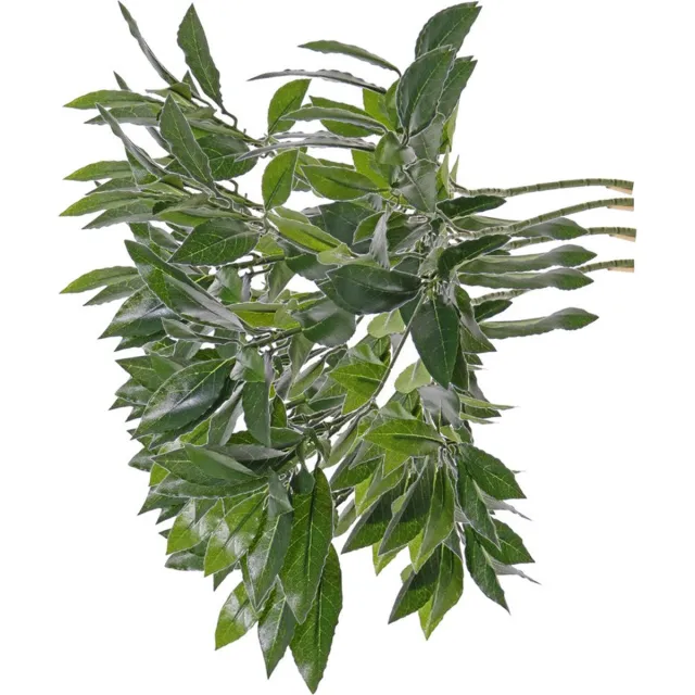 Bellatio Flowers & Plants Kunstplant laurierblad - 8x - Kunsttakken - groen - 48 cm - Boeketten maken kunstplanten