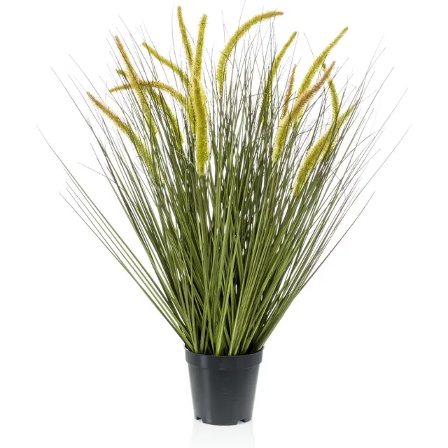 Emerald Kunstplant Kattenstaart Gras 70cm - Kunstplant voor binnen Groen