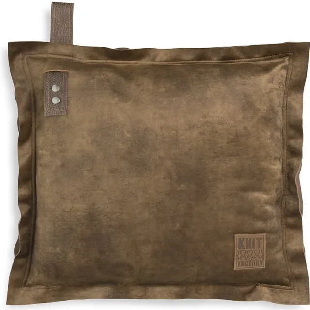Knit Factory Dax kussen 50x50 new camel