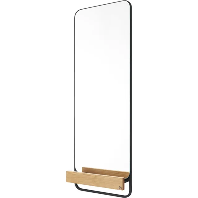 My Modern Home Modulo Spiegel M267A Zwart / Eiken