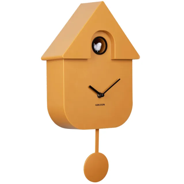 Karlsson Modern Cuckoo koekoeksklok okergeel donker oranje