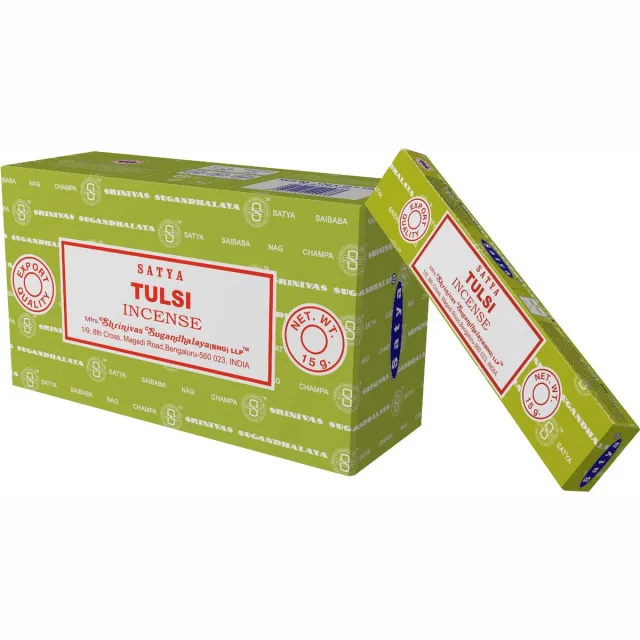 Satya Wierook Satya Tulsi - 15 g - (12st.) groen