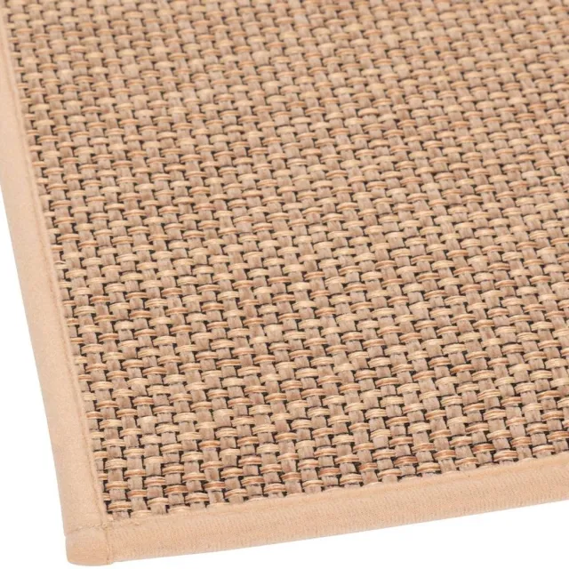 5 Five Simply Smart Antislipmat van gemêleerde stof 45x120 cm beige