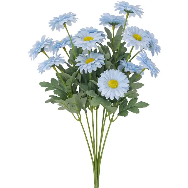 Clayre & Eef Kunstbloem Blauw Kunststof