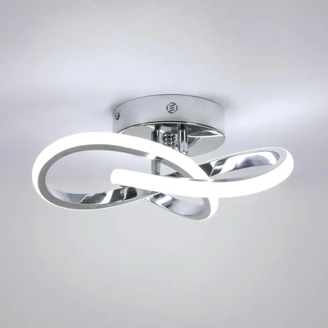 Equivera Plafonaire Lamp - Lamp - Plafond Lamp - Plafonnaire Lamp - Plafondlamp Zilver