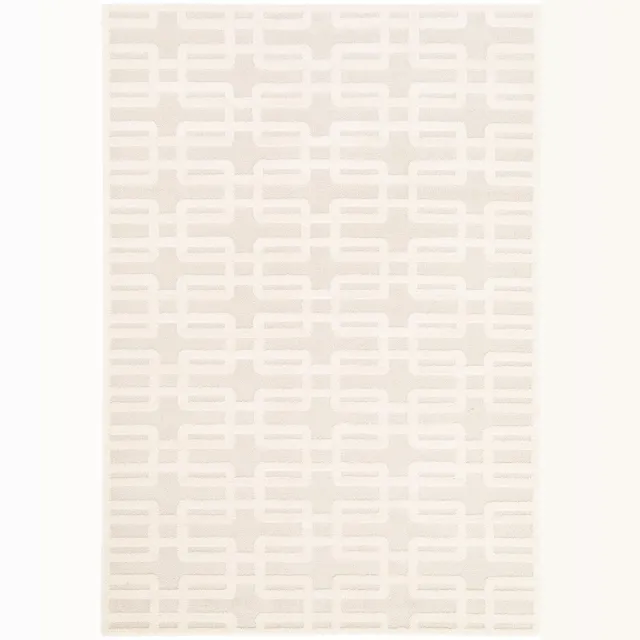 AFK Living Zacht reliëf tapijt elegant LINK beige
