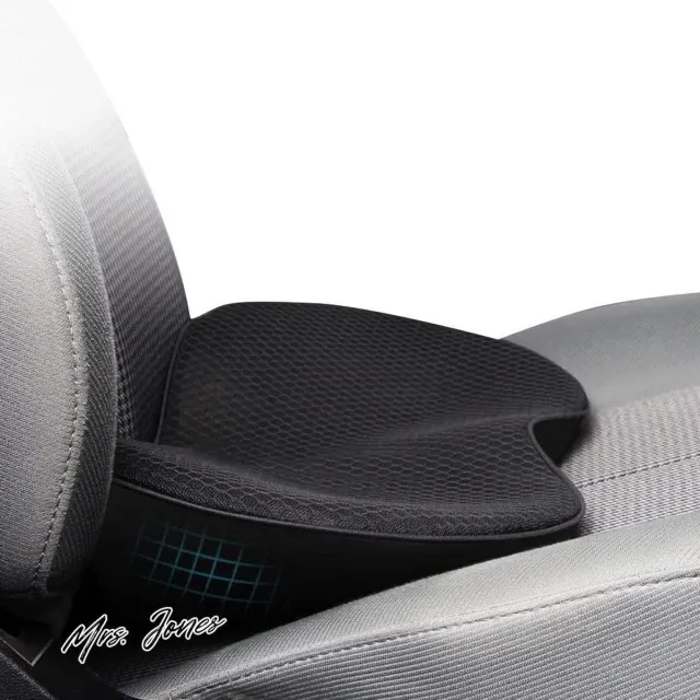 Mrs. Jones Autorijdend Zitkussen Autoverhogend Zitkussen Onderrug Ongemak Relief Kussen voor Alle Seizoenen - Comfort - Ergonomisch .