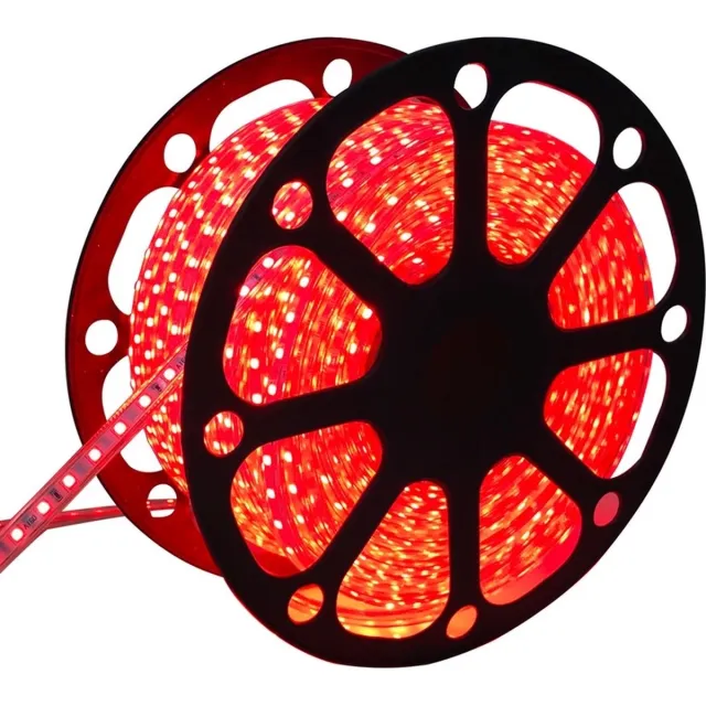 Aigostar LED lichtslang rood 50 meter - 7W - 60 LED's/m - IP65 sproeidicht - 230V AC