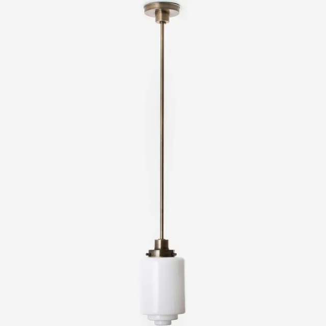 Coloured by Art Hanglamp Getrapte Cilinder Medium 20's Brons - Art Deco Trade