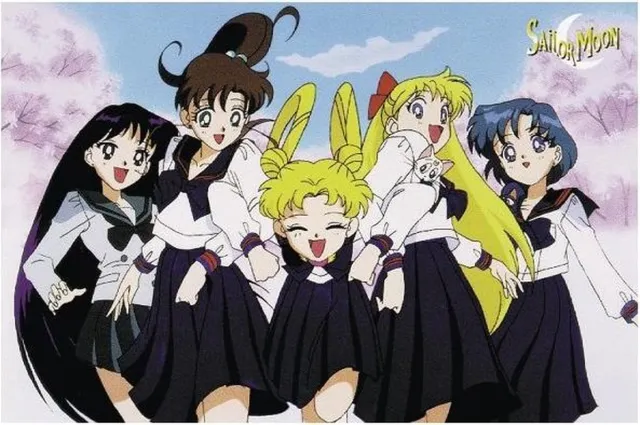 Sailor Moon Group - Maxi PosterXL - 70x102cm Multi color