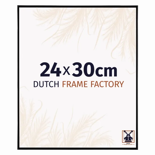 Dutch Frame Factory Fotolijst 24x30 cm - Kunststof - Zwart Hoogglans - Easy