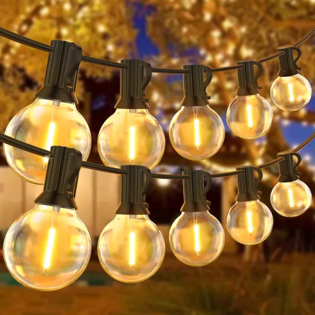PEAM Lichtsnoer Buiten LED 45 7M 150Ft 75 2 LED Lichtslingers Voor Buiten Waterdichte Outdoor Indoor Lichtsnoer Buiten Decoratieve Yard Voor Tuin Bruiloft Kerst Achtertuin Terras Partij Patio Energieklasse E