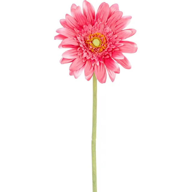 Easyplants Kunstbloem Gerbera 55 cm roze | Zijde | Nepbloemen | roze | Onderhoudsvrij | Kant-en-klaar