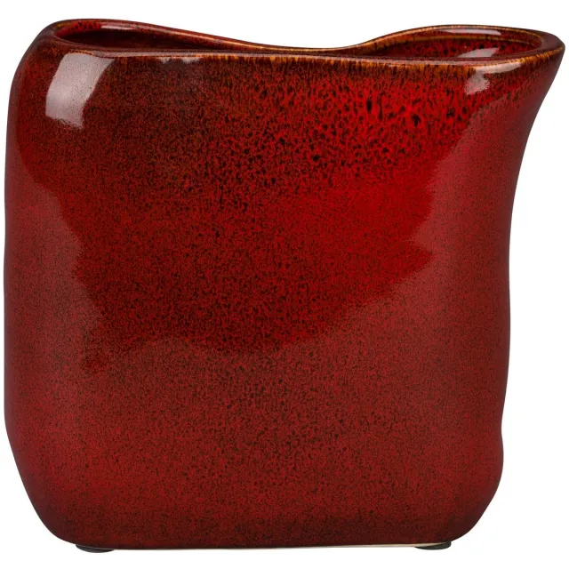 Dutchbone Edna Vaas 18 cm Rood