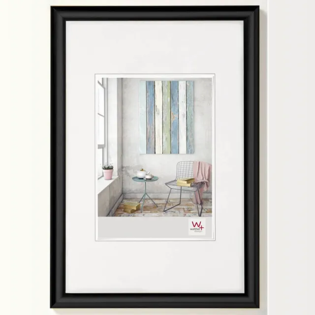 Walther Trendstyle - Kunststof lijst - Fotoformaat 10x15 cm - Zwart