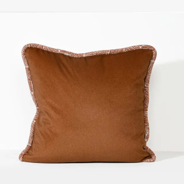 Darcy & Duke Toba Mohair - Fabric Sierkussen - 55 X 55 Tobacco