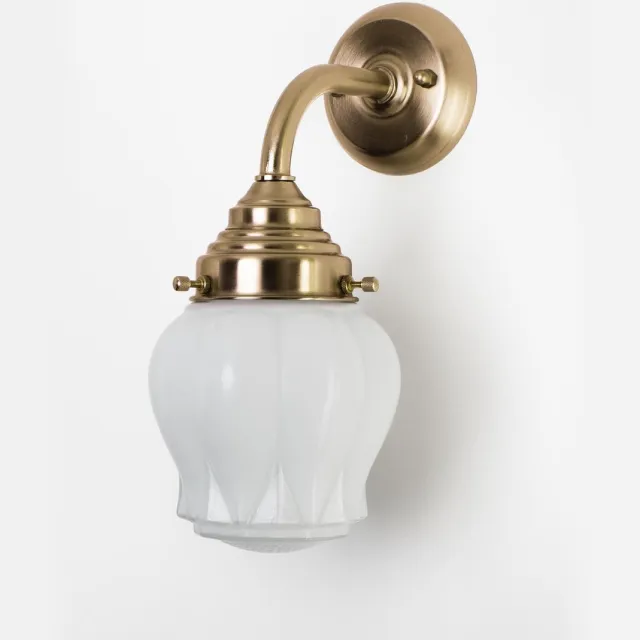Coloured by Art Wandlamp Eden Curve Brons - Art Deco Trade