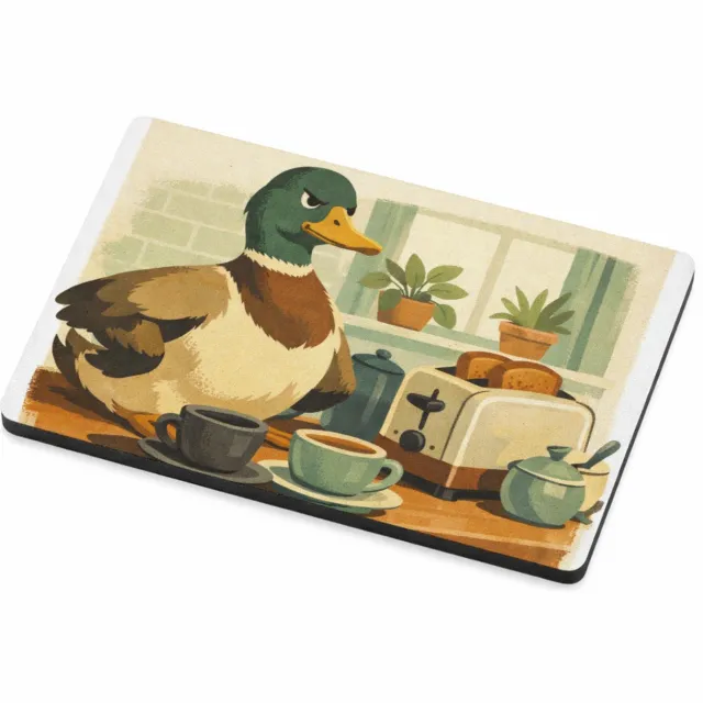 Mr Cadeautjes MDF magnetische fotolijst 7,5 x 5 - design Een absurde huiselijke scène waarin een alledaags object zic | cadeau Wit