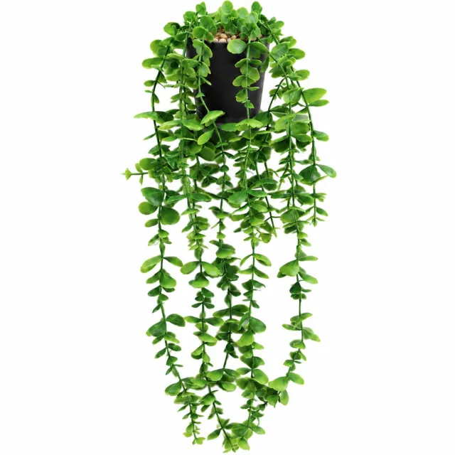CASA VERDE Kunstplant-Hangplant-Pot-Nepplant-Kamerdecoratie-Voor Binnen en Buiten Groen