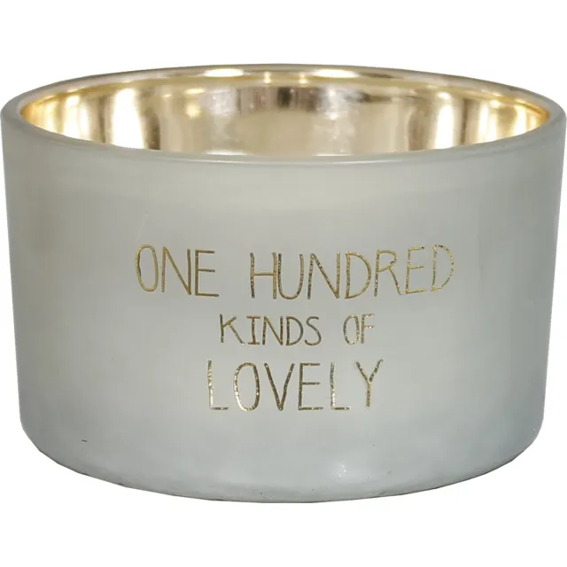 My Flame Lifestyle Sojakaars Glas Medium Woodwick 'You Are Gold' groen
