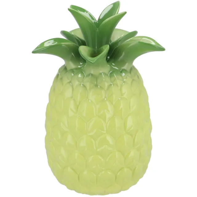 DK design Bloemenvaas Tropical Pineapple - ananas vaas - groen - D18 x H28 cm