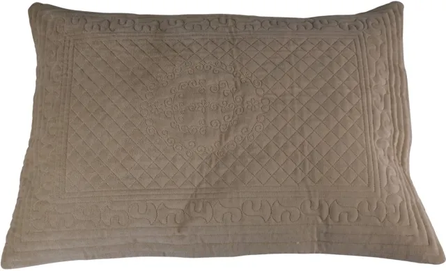 Linen & More New Elegance - sierkussen - beige - 40 x 60 cm