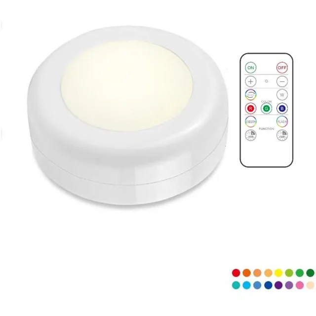 Inf LED-spot met afstandsbediening Wit