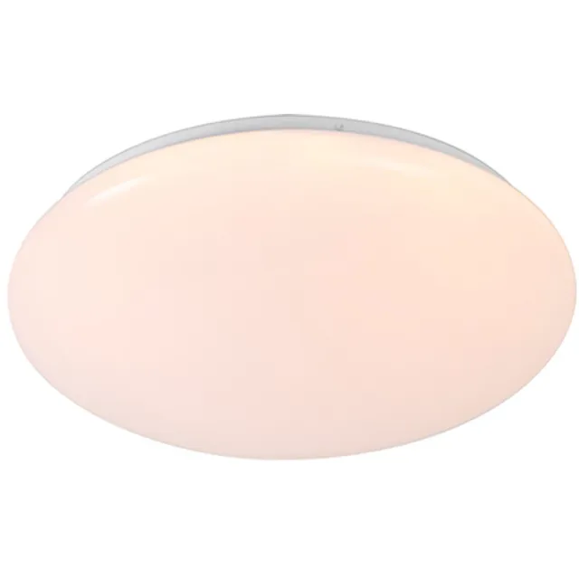 QAZQA iene - Moderne LED Plafondlamp - 1 lichts - Ø 33 cm - Wit - Woonkamer | Slaapkamer | Keuken Wit LED