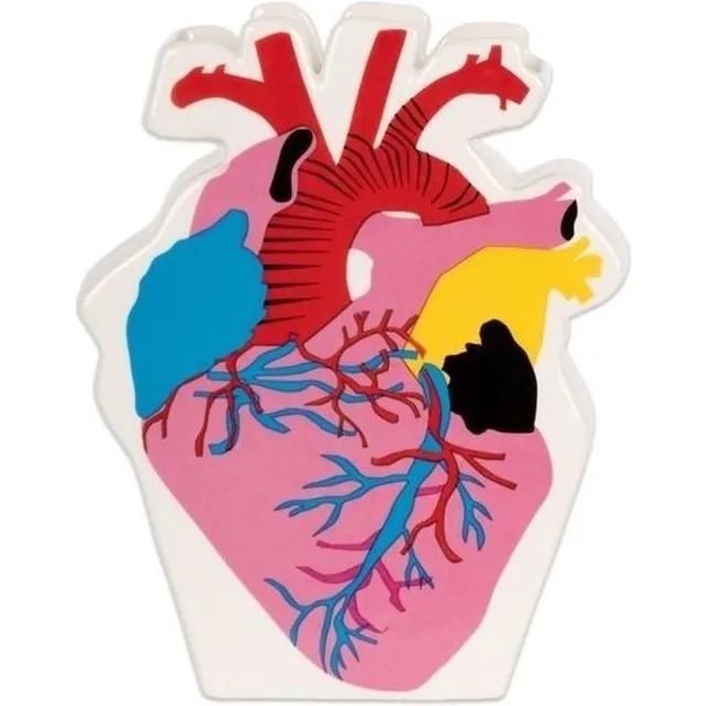 Kitsch Kitchen Vaas Corazon - keramiek multicolor