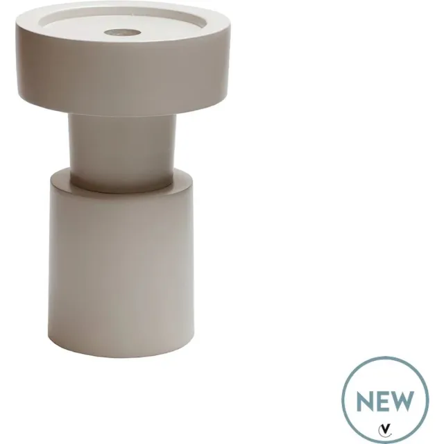 Vase The World Kandelaar / Vaas Chasico | Small | Beige - Ivory | 3 in 1 | Ø13 x H20 cm