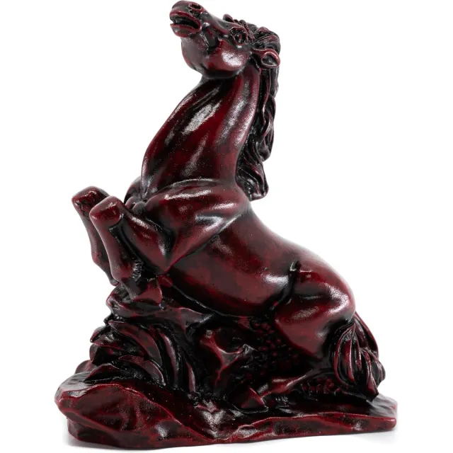 Spiru Beeld Feng Shui Chinese Dierenriem Paard (95 mm) Rood