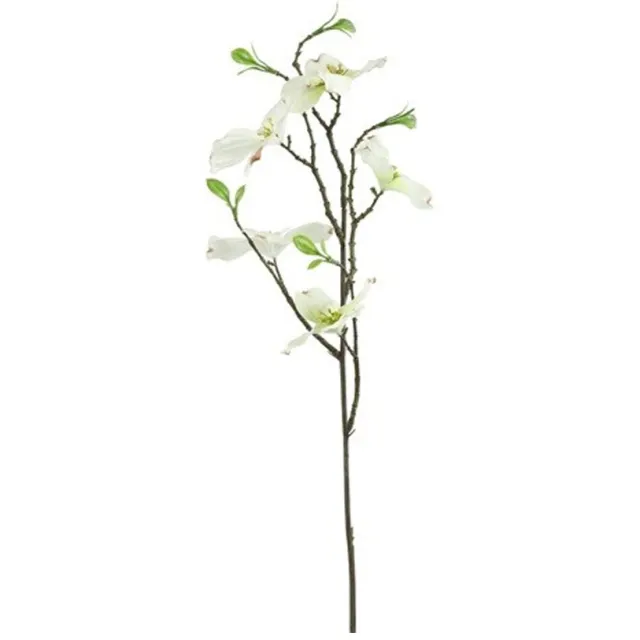 Kunstbloem Cornus wit