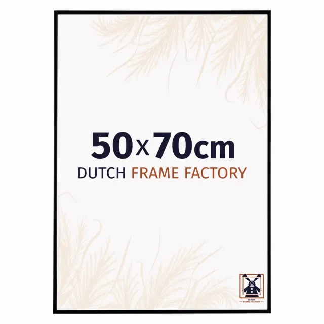 Dutch Frame Factory Fotolijst 50x70 cm - Kunststof - Zwart Mat - Easy