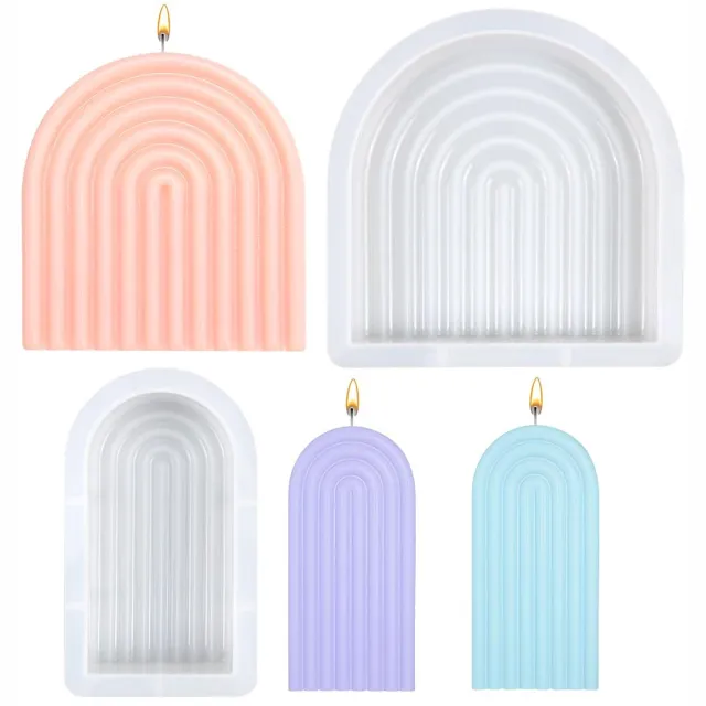 Imperatoris Kaarsenset - Geurkaarsen - Geur Set - Decoratieve Kaarsen - Geurloos - Cadeauset - aromatherapie - 2 Stuks multicoloured