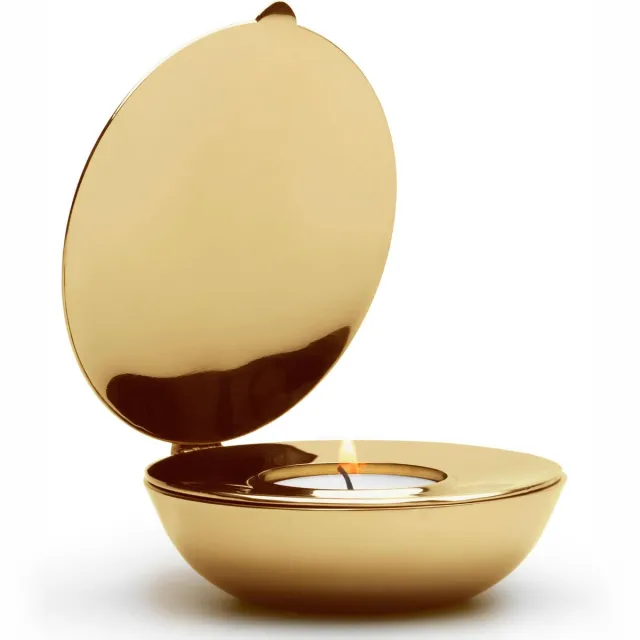 Design House Stockholm Shell Kandelaar Messing messinggoudkleurig