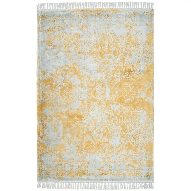 Dutch XXL Vintage Vloerkleed | Tapijt | Dolce | Vita | Grijs/Goud | 160x230 cm Grijs / Goud