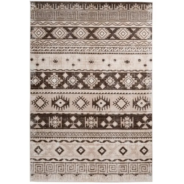 Dutch XXL Bohemian Vloerkleed | Tapijt | Ariya | Etnisch | Taupe