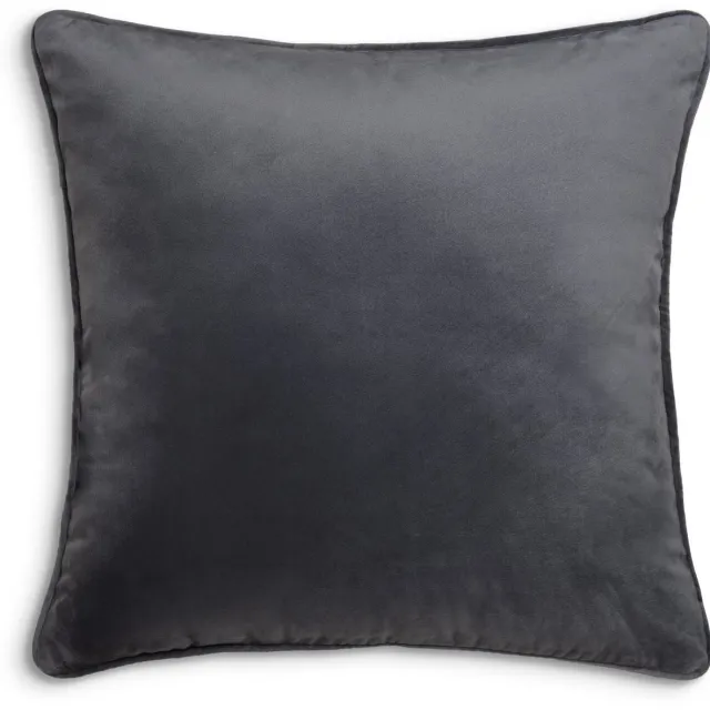 Heckettlane Sierkussen Velours Original - Moonless Black - Sierkussens 48x48 cm - 100% Polyester Velours - Inclusief Binnenkussen