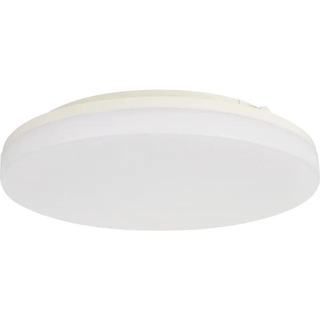Horoz Electric LED Plafondlamp - Plafondverlichting - Badkamerlamp - Opbouw Rond 20W - Waterdicht IP54 - Helder/Koud Wit 6400K - Mat Wit - Kunststof
