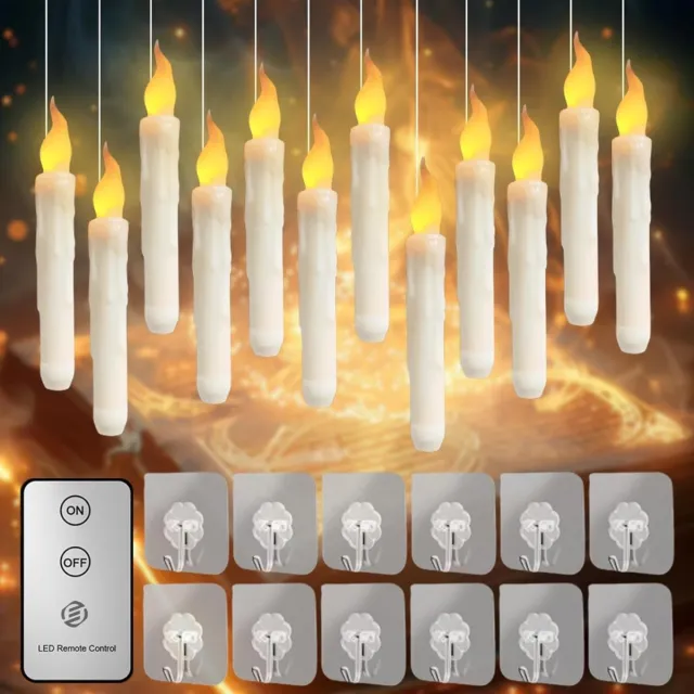 Equivera Floating Candles - Zwevende Kaarsen - Floating Candels - Hangende Kaarsen Wit