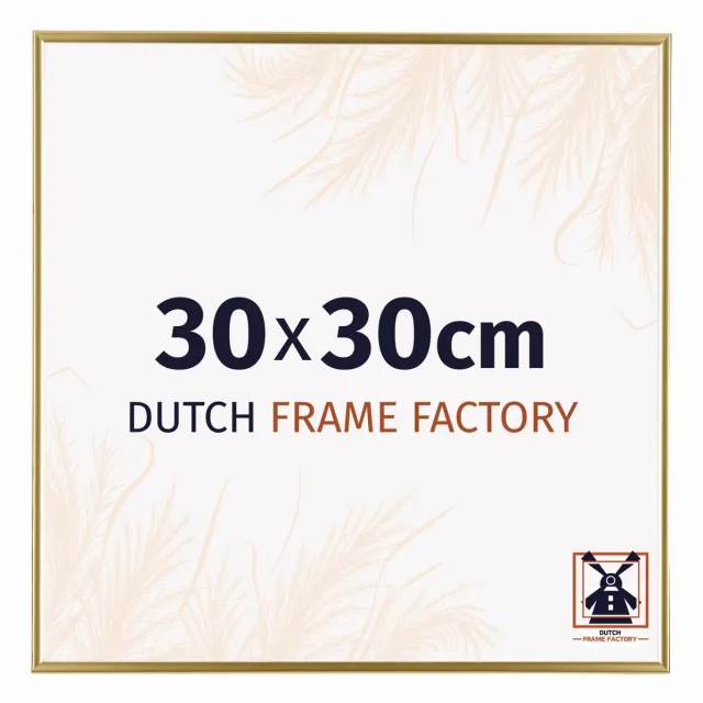 Dutch Frame Factory Fotolijst 30x30 cm - Kunststof - Goud - Easy