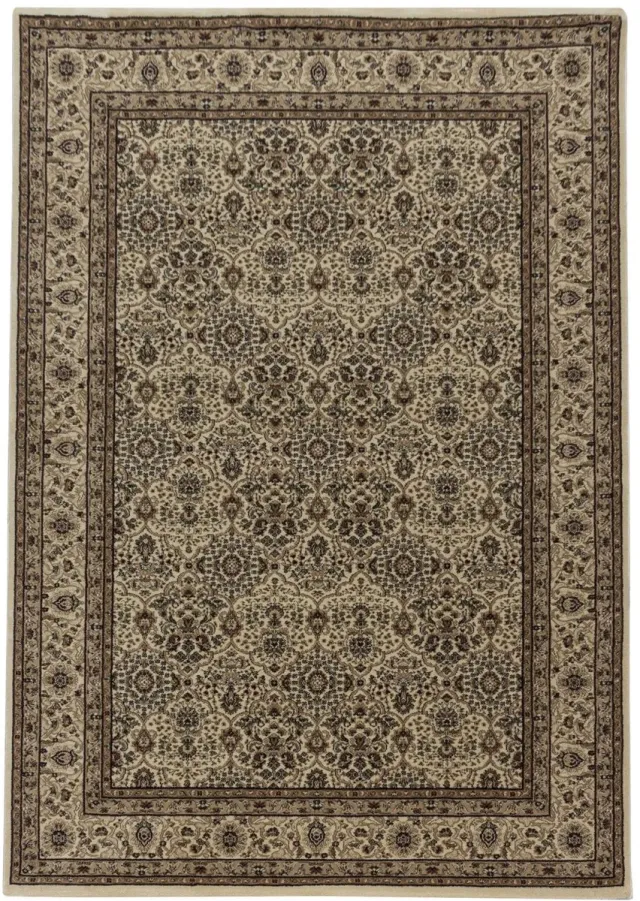 Dutch XXL Perzisch Tapijt | Kashmir | Kader | Beige | 160x230 cm