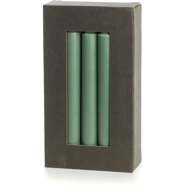 Rustik Lys ‎‎ - Dinerkaarsen - 10 stuks - Forest Green - Groen - 2,2 x 19 cm