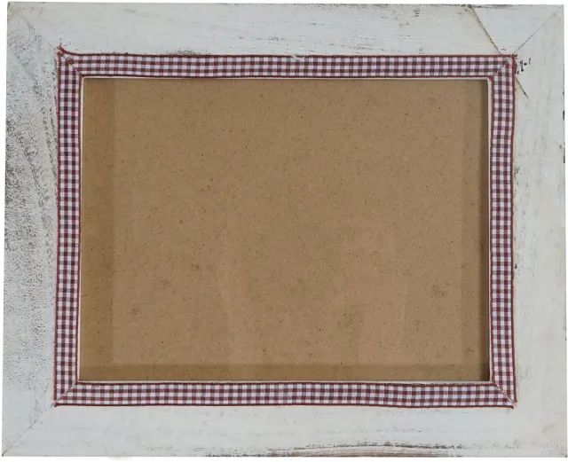 MCW Fotolijst T247, fotolijst muurframe, 19x24cm shabby look landhuis ~ wit