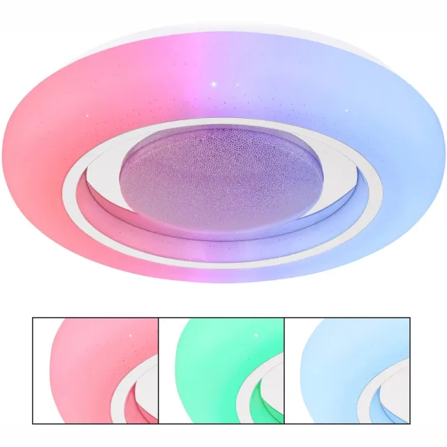 Globo plafonniere - Burro - wit - metaal - Ø 39cm - LED - 41369-18