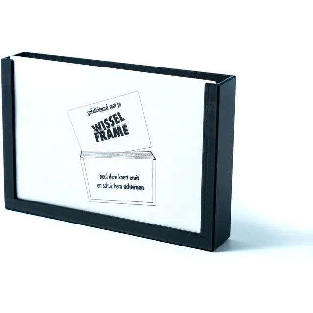 WisselFrame Fotolijst | Fotolijst 10x15 | Fotolijst collage | Wissellijst 10x15 | Fotolijstje | Fotolijstje met Wisselfunctie | Meerdere Foto’s| Wissel fotolijst | Wissellijst - Zwart