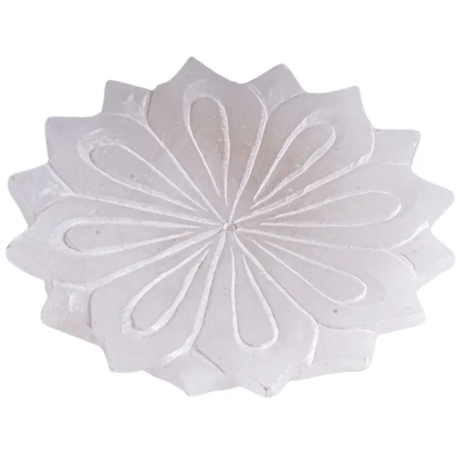BERK Wierookhouder witte Lotus Zwart